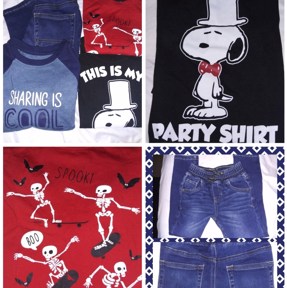 Boys clothes brands vary from old navy cat & jack